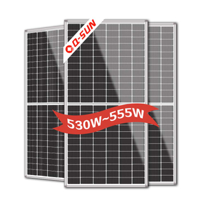 Kompletne domowe panele słoneczne Mono Perc Half Cut 555w Bifacial